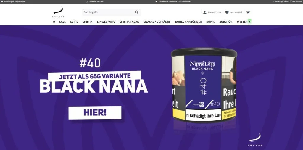 Der besten Shisha Shops